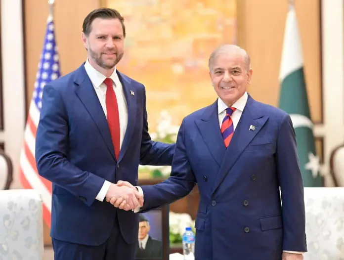 Pakistani PM meets US Vice President JD Vance - Islamabad