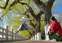 Cina: momenti di svago durante le vacanze per la Festa di Qingming (1)