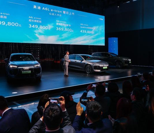 Cina: Audi accelera sull’elettrico con il lancio della A6L e-tron