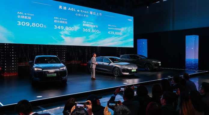 Cina: Audi accelera sull’elettrico con il lancio della A6L e-tron