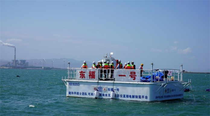 Cina: svolta nella ricerca su produzione diretta di idrogeno dall’acqua marina