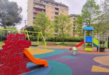 Roma, nuova area ludica nel parco Andrea Campagna