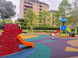 Roma, nuova area ludica nel parco Andrea Campagna