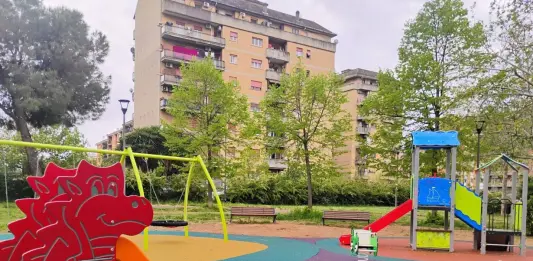 Roma, nuova area ludica nel parco Andrea Campagna