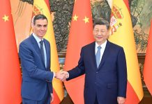 Cina: Xi Jinping incontra il primo ministro spagnolo Pedro Sanchez