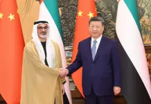 Cina: Xi Jinping incontra lo sceicco Khaled bin Mohamed bin Zayed Al Nahyan