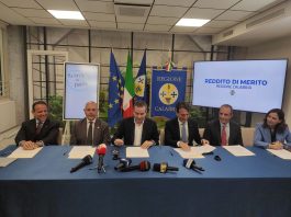 Occhiuto e i rettori delle università calabresi siglano l’intesa per il reddito di merito