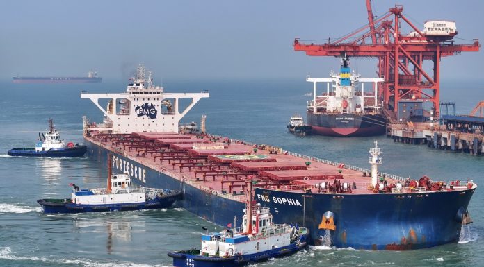 Cina: area portuale di Caofeidian, traffico merci +3,16% nel primo trimestre (1)