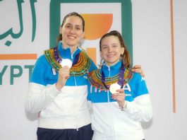 Splendida doppietta azzurra al Cairo nel fioretto femminile: Favaretto oro, Batini argento