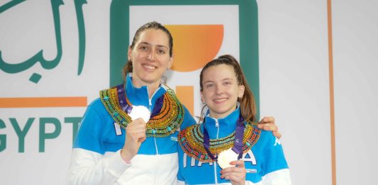 Splendida doppietta azzurra al Cairo nel fioretto femminile: Favaretto oro, Batini argento