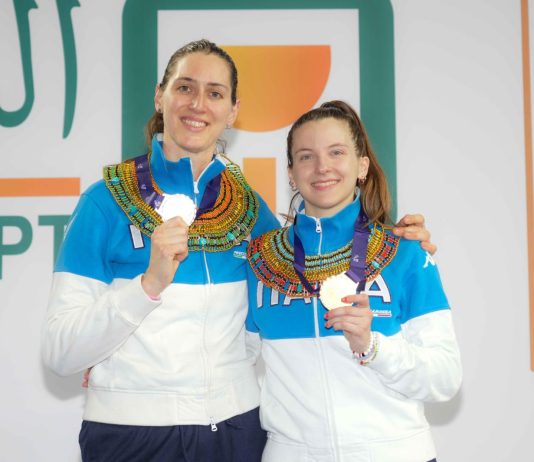 Splendida doppietta azzurra al Cairo nel fioretto femminile: Favaretto oro, Batini argento