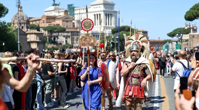 Roma, parata per celebrare anniversario di fondazione della città (2)