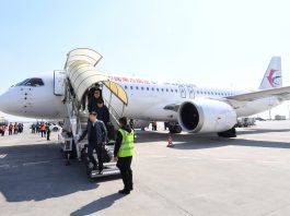 Cina: aviazione civile, viaggi di passeggeri in aumento del 12,1% a marzo
