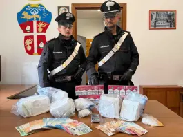 Sequestrati 6kg di droga e 9 mila euro, arrestato 35enne in provincia di Roma