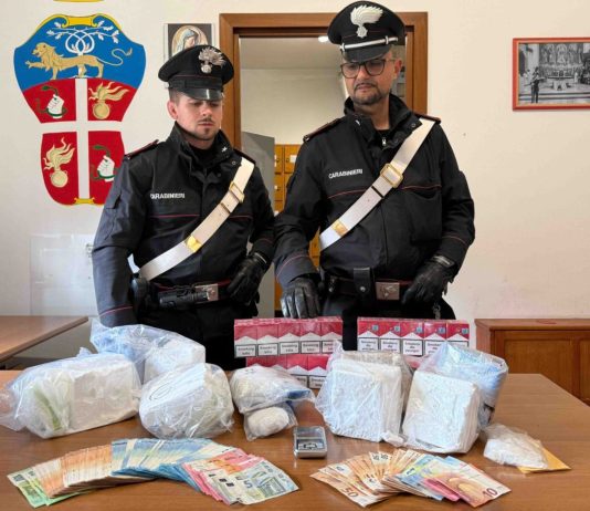 Sequestrati 6kg di droga e 9 mila euro, arrestato 35enne in provincia di Roma
