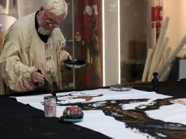 Studioso francese racconta la vita con il pennello cinese (1)