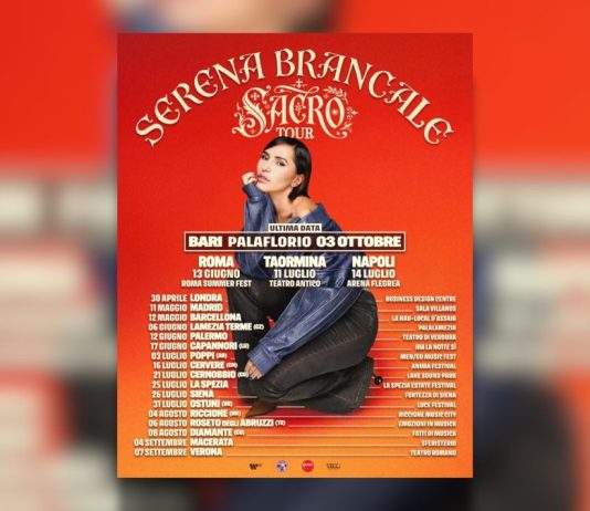 Serena Brancale torna sui palchi d’Italia e d’Europa con il “Sacro Tour”