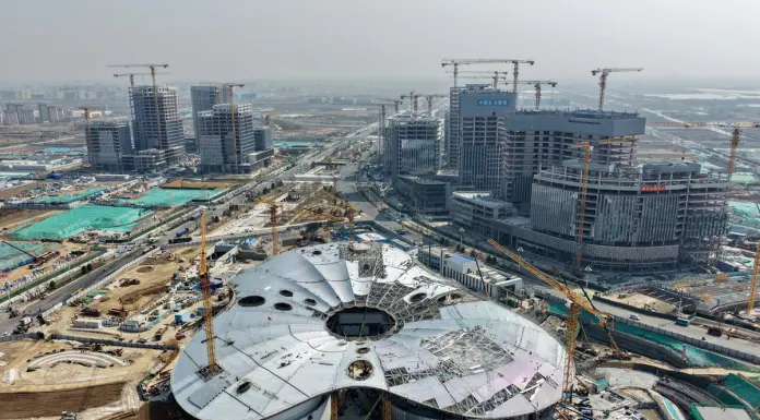 Cina: Xiong’an New Area, in costruzione grande piazza culturale urbana (1)