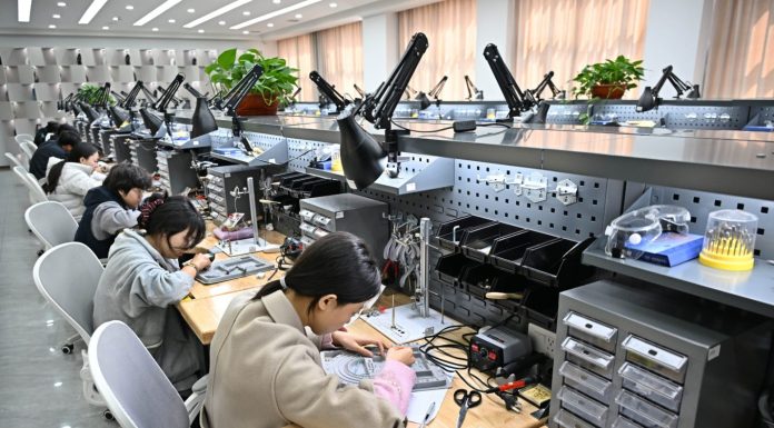 Cina: Qingdao Preschool Education College introduce corso di gioielleria (3)