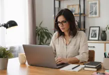 Prenotazione dei viaggi con truffa: come smascherare affitti falsi, siti clonati e phishing via mail donna in smart working