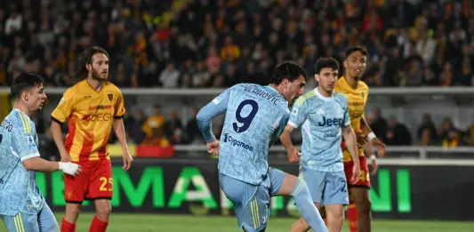 La Juve torna a vincere, a Lecce la decide Vlahovic