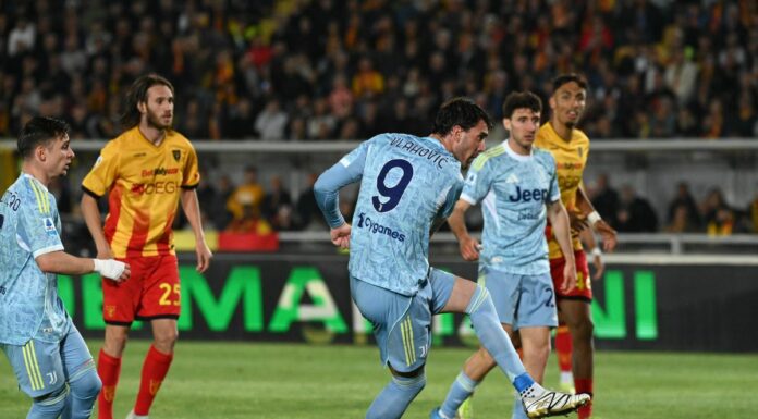 La Juve torna a vincere, a Lecce la decide Vlahovic