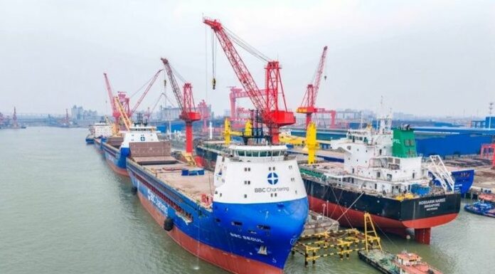Cina, la cantieristica navale registra una solida crescita nel primo trimestre