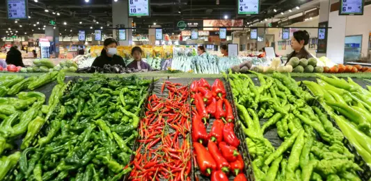 Cina, inflazione ancora in moderata ripresa ad aprile