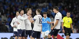Napoli ko contro il Bologna, rinviata la qualificazione Champions