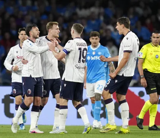 Napoli ko contro il Bologna, rinviata la qualificazione Champions