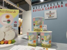 Mozzarella di Bufala Campana Dop, nel 2025 57mln di chili prodotti e 38% esportato
