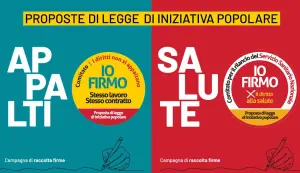 Sanità e appalti, la Cgil chiede una firma per il cambiamento