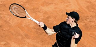 Sinner batte Rublev in due set, è semifinale a Roma con record