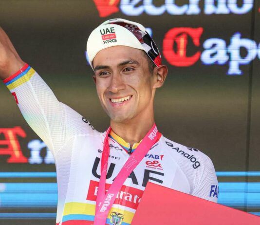 Narvaez vince per distacco a Fermo, Eulalio resta in maglia rosa