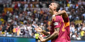 La Roma vince il derby e sale al quarto posto, Mancini stende la Lazio