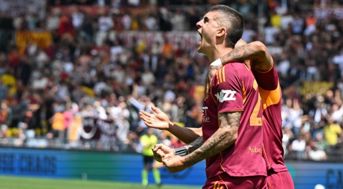 La Roma vince il derby e sale al quarto posto, Mancini stende la Lazio