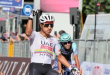 Narvaez cala il tris al Giro, Eulalio in maglia rosa anche dopo 11^ tappa