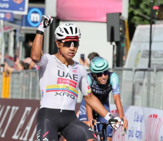 Narvaez cala il tris al Giro, Eulalio in maglia rosa anche dopo 11^ tappa