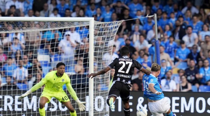 Hojlund decide la gara con l’Udinese, il Napoli chiude secondo