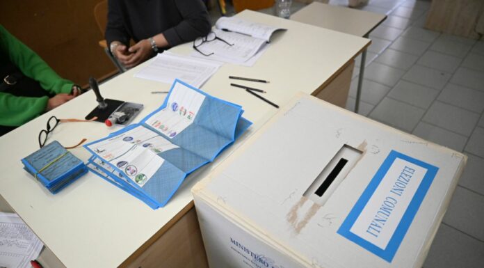 Comunali, affluenza in calo al 60,06%