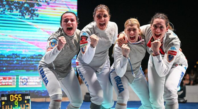 Le ragazze dei Carabinieri e i ragazzi Fiamme Oro vincono nel fioretto a squadre