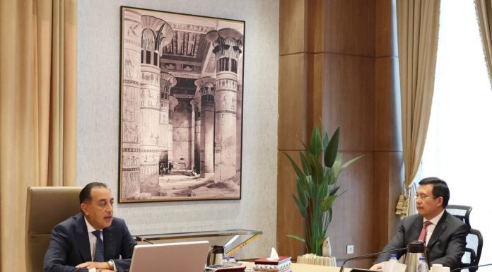 Egitto: premier Madbouly incontra il presidente di Xinhua
