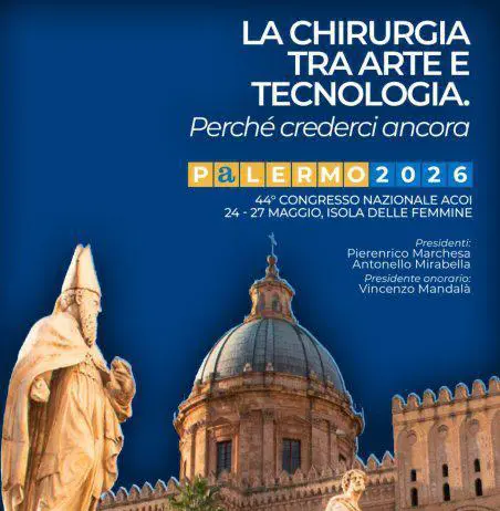 Da domenica 24 maggio a Palermo il 44° Congresso Nazionale ACOI