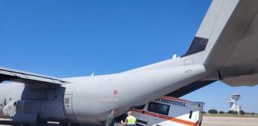 Bimba di due anni trasportata d’urgenza da Alghero a Roma su un velivolo C-130J dell’Aeronautica Militare