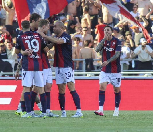 Pioggia di gol tra Bologna e Inter, al Dall’Ara finisce 3-3
