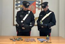 Ladispoli, blitz antidroga nella notte: due arresti e 1,5 chili di hashish sequestrati