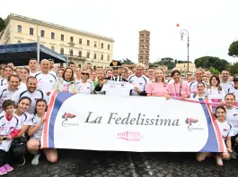 La Squadra “Fedelissima” dei Carabinieri alla Race for the Cure a Roma con 1000 iscritti