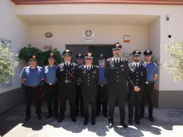 Legione Carabinieri Sicilia, il generale Del Monaco visita la compagnia di Barcellona Pozzo di Gotto e la stazione di Terme Vigliatore