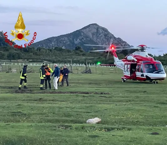 Turisti dispersi nel Supramonte di Urzulei, salvati in elicottero