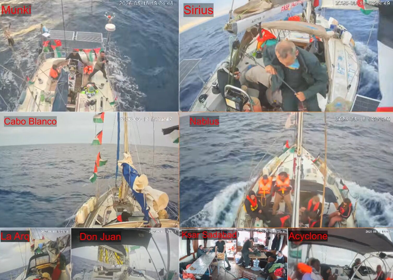 Israele intercetta le barche della Flotilla, fermati 29 italiani. I legali depositano una denuncia per sequestro di persona